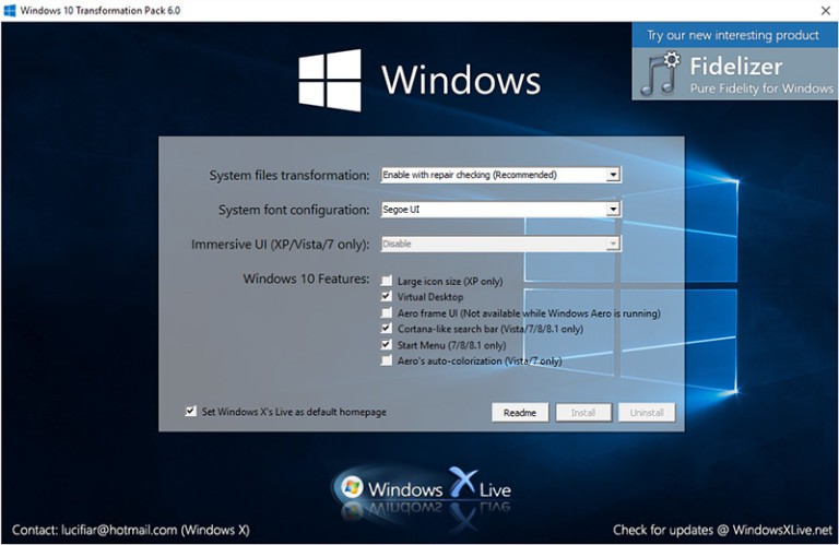 768x499 How To Install The Windows Transformation Pack