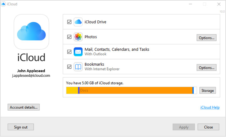 720x436 Set Up And Use Icloud For Windows