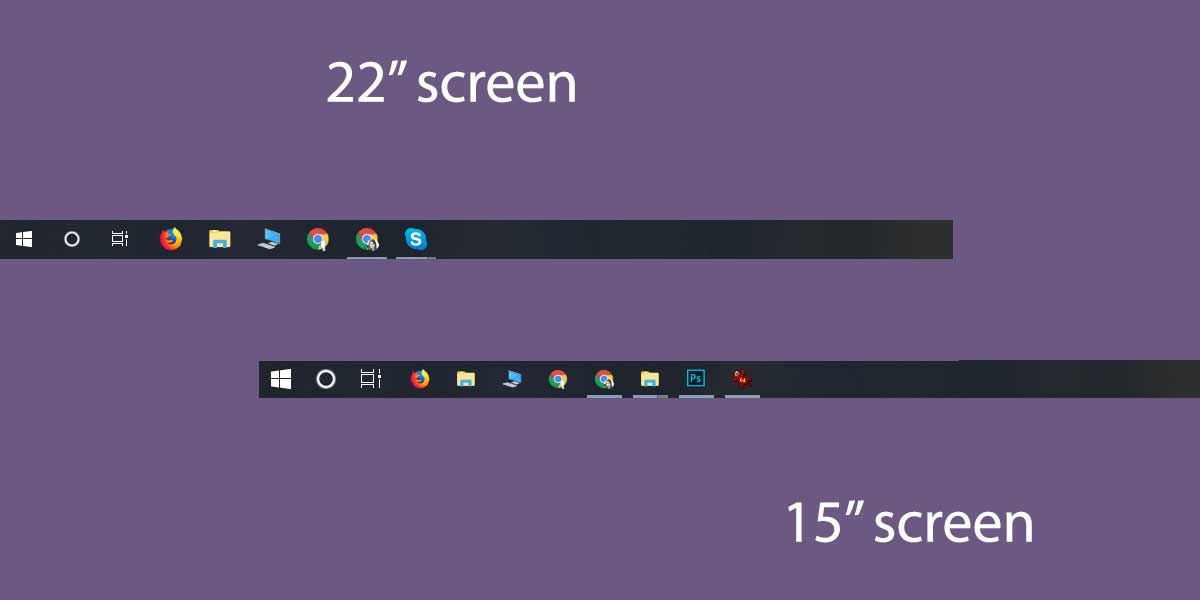 How To Change Taskbar Icon Size Based On Screen Size On Windows 1200x600 How To Change Taskbar Icon Size Based On Screen Size On Windows
