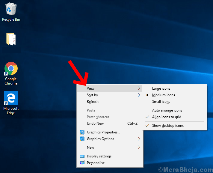 How To Change The Size Of Desktop Icons In Windows 711x577 How To Change The Size Of Desktop Icons In Windows