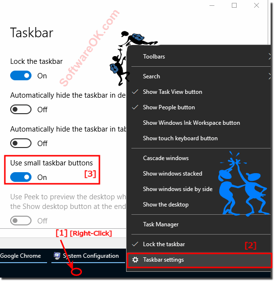Small Icons Size In Taskbar Of Windows 565x581 Small Icons Size In Taskbar Of Windows