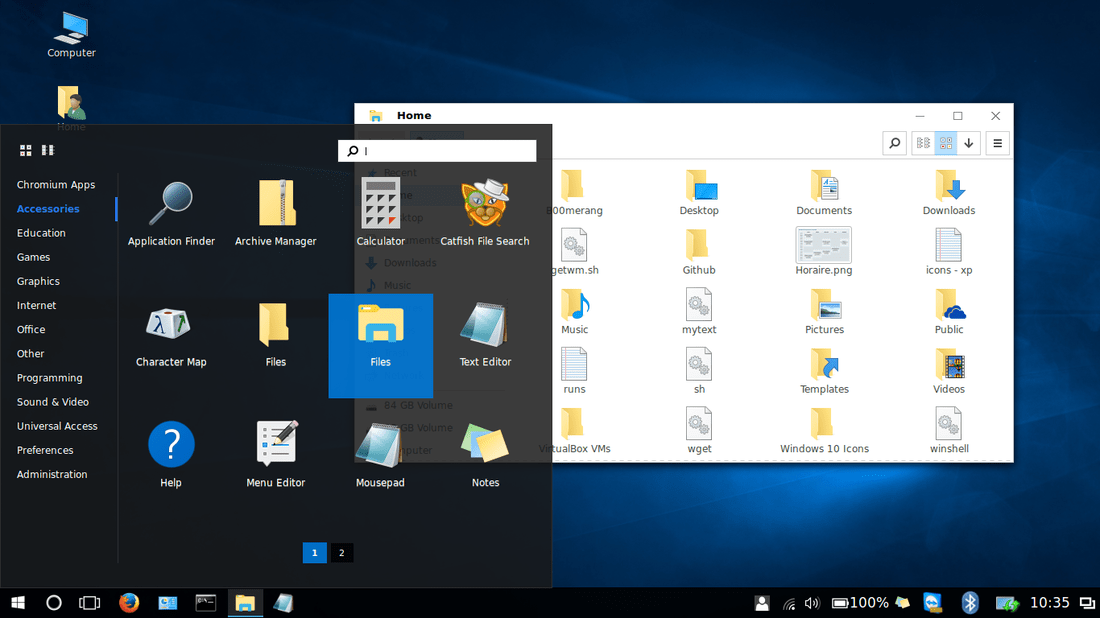 windows 10 theme nd icon