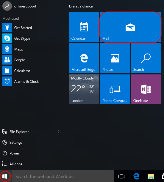 Windows Mail Setup 551x609 Windows Mail Setup
