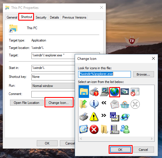 568x552 How To Make My Computer Shortcut Icon On Windows Desktop