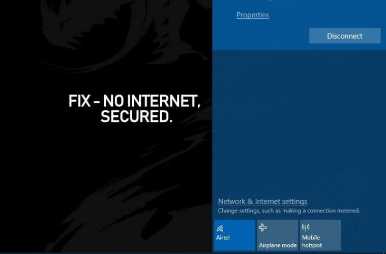 Windows 10 No Wifi Icon