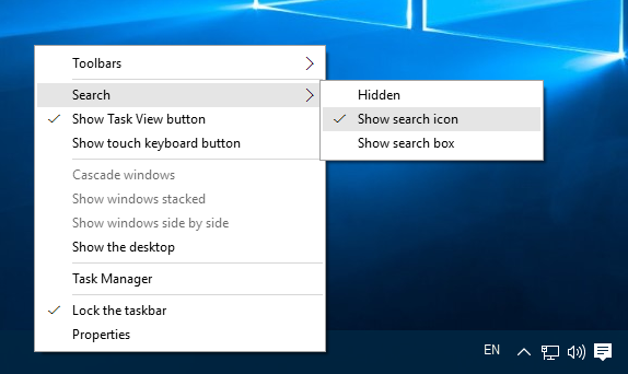 574x342 Taskbar Search Box