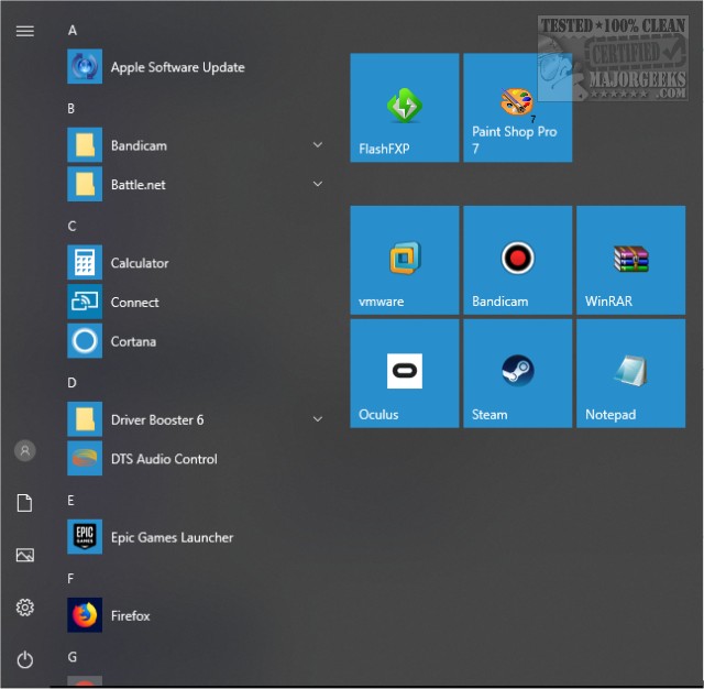 640x626 How To Show Or Hide All Apps On Windows Start Menu