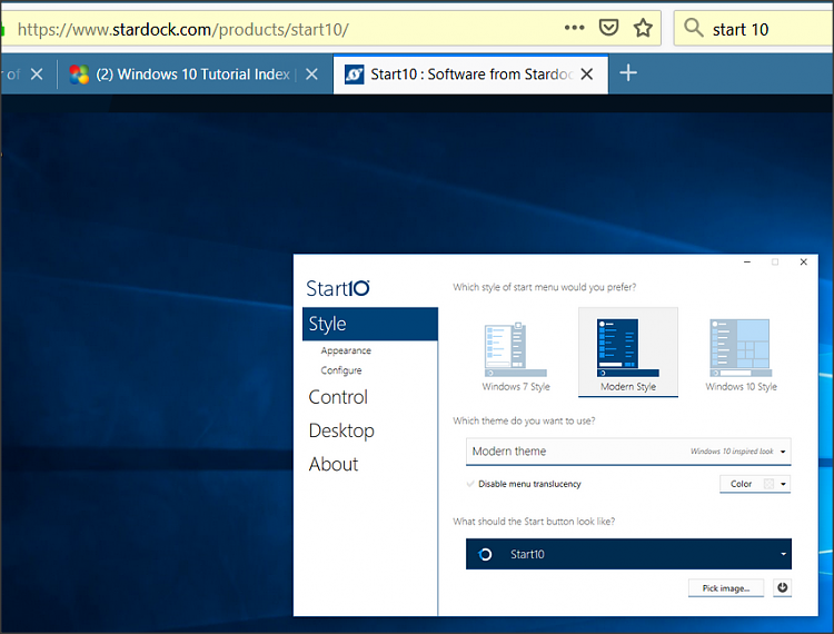 750x570 How To Change The Color Of Windows Start Button