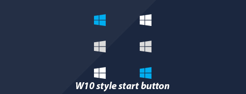 500x192 Windows Style Start Button