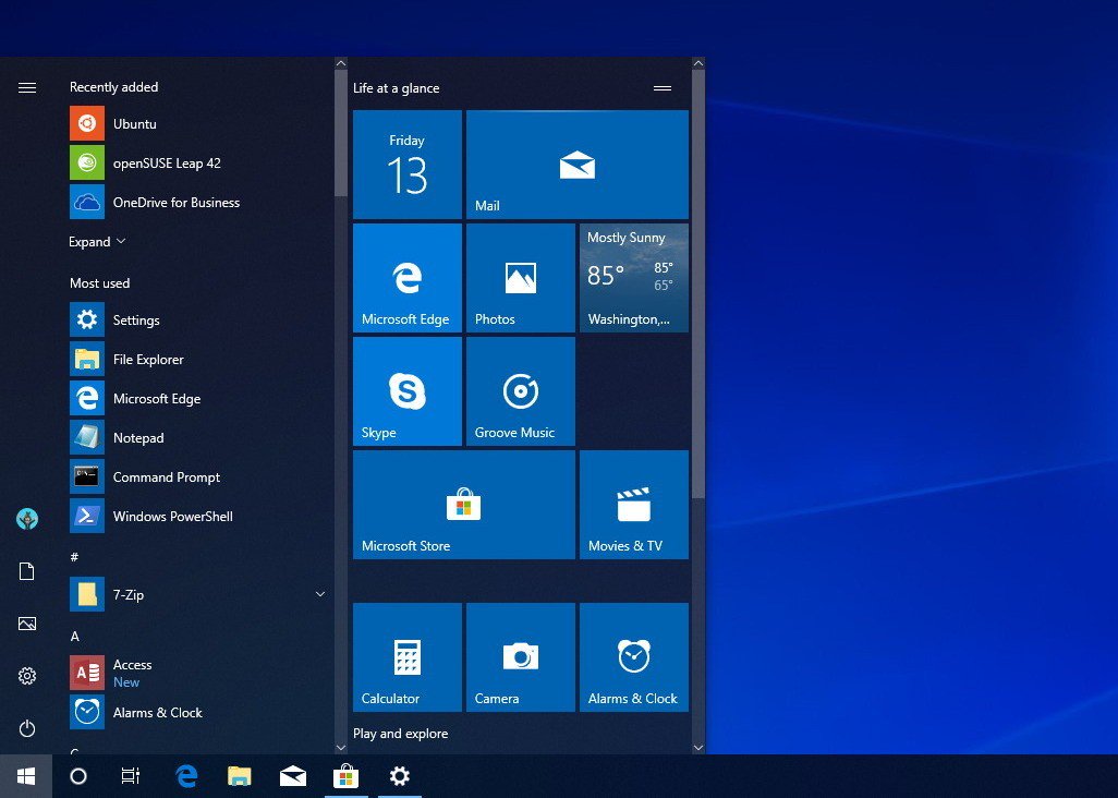 Start menu windows 10. Стартовое меню виндовс. Меню виндовс 10. Меню пуск Windows 10. Стартовое меню Windows 10.