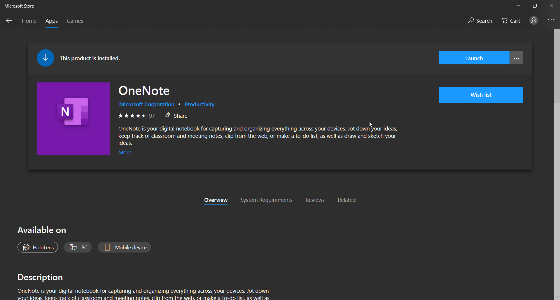1920x1030 Just Got An Update For Onenote For Windows And Got A New App