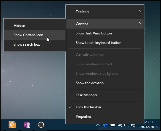 Windows 10 Toolbar Icon