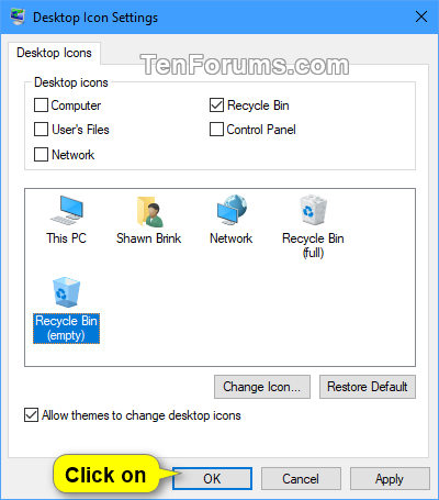 400x455 Change Recycle Bn In Windows Tutorials