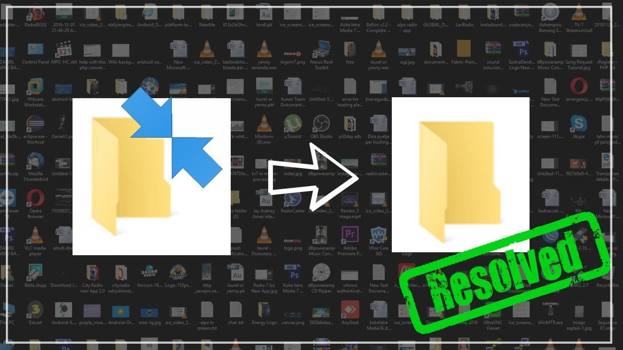 1280x720 How To Remove Double Blue Arrows From Every Icons