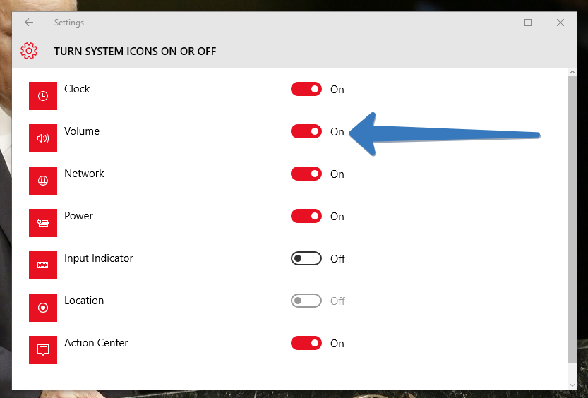 Volume Icon Missing From Taskbar In Windows 833x564 Volume Icon Missing From Taskbar In Windows