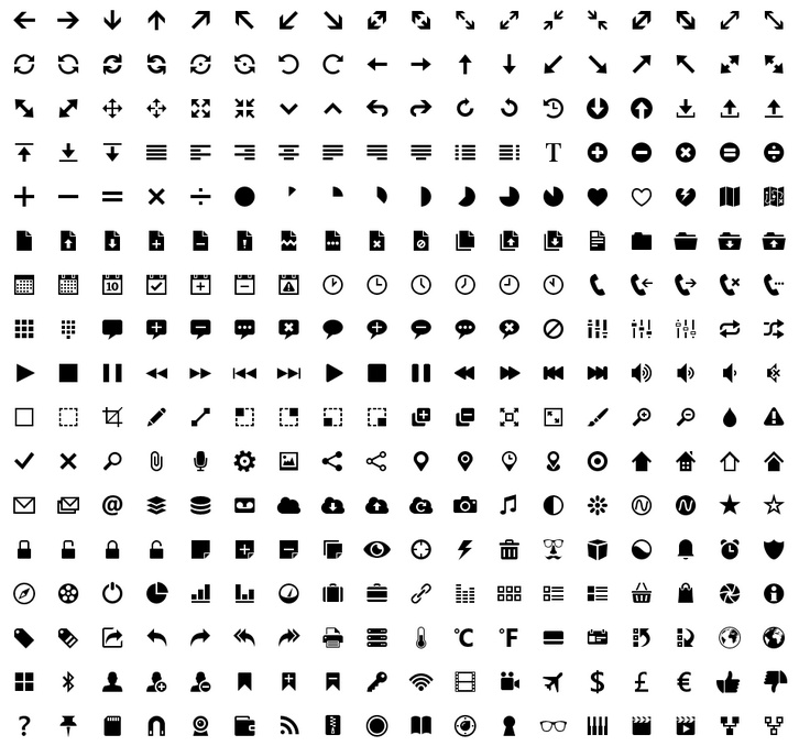 726x678 Icon Set Windows