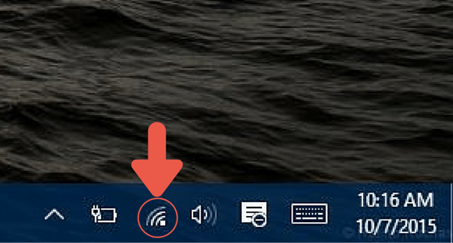 Windows 10 Wifi Icon