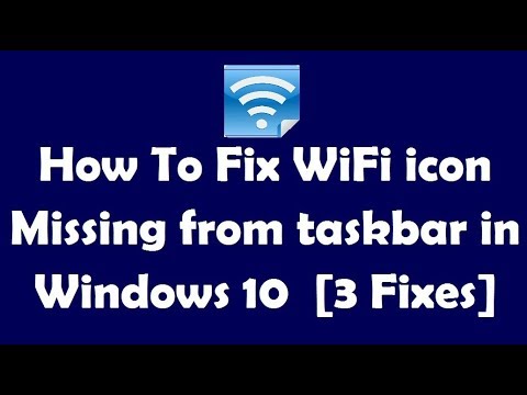 480x360 How To Fix Wifi Icon Missing From Taskbar In Windows