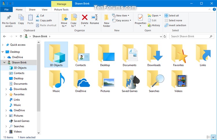 750x486 Change Or Restore Objects Folder Icon In Windows Tutorials