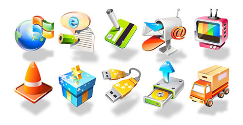 498x257 Texture Icon Series Vector