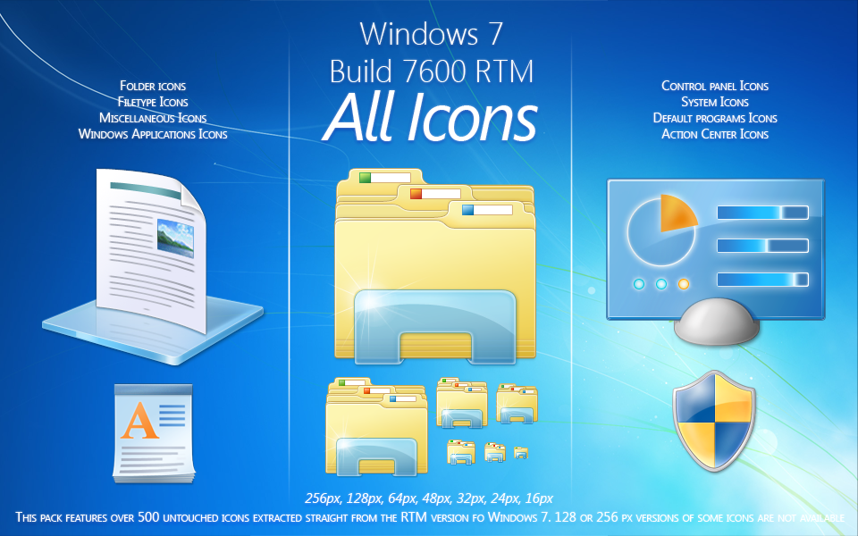 960x600 Windows Rtm Build Icons