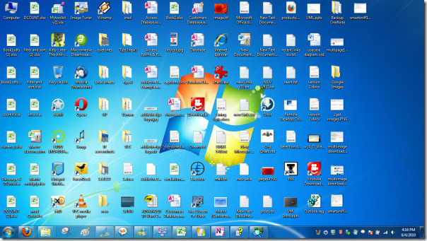 604x341 Change Windows Desktop Icons Into Small Explorer List View