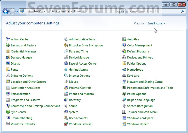 776x550 Control Panel