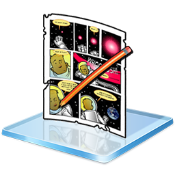 256x256 Windows Comic Library Icon