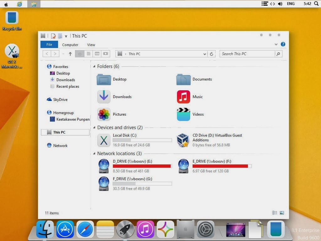 1023x769 Os X Mavericks Transformation Pack