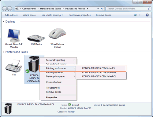 500x383 Printing Preferences Window Of The Printer Driver