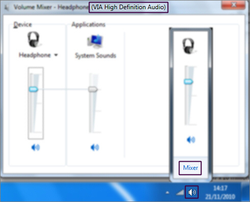 Windows 7 Speaker Icon