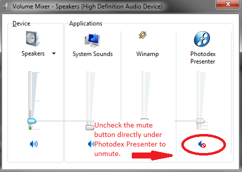 483x344 No Audio When Playing Show In Windows Vista Or Windows