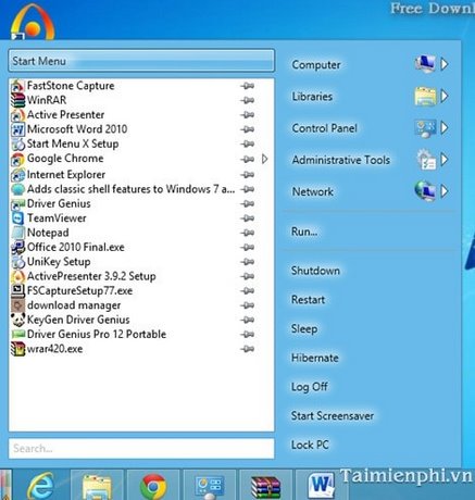 437x460 Create A Start Button In Windows
