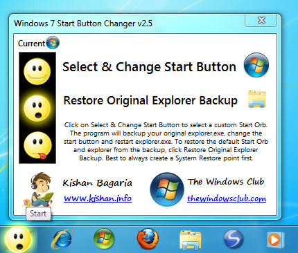 430x366 Customize The Windows Start Button
