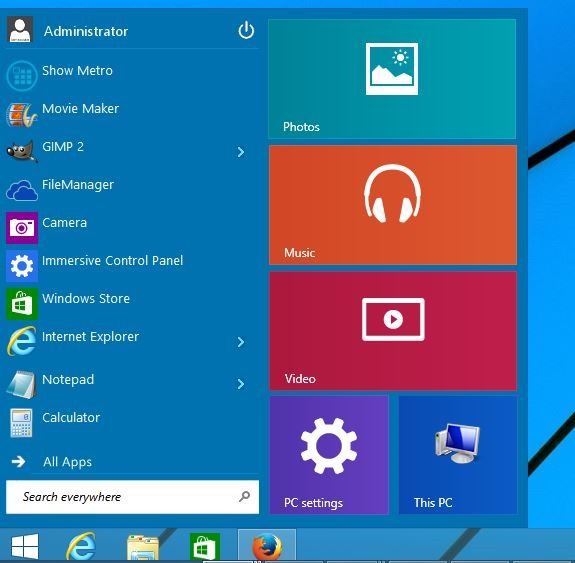 575x563 Windows Start Menu For Windows