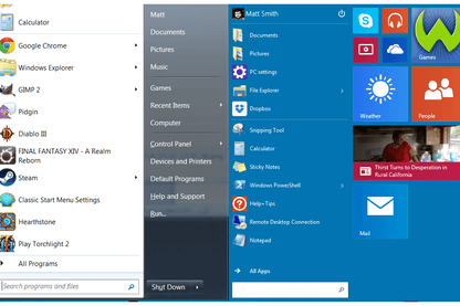 416x277 Windows Vs Windows Start Menu Comparison Digital Trends