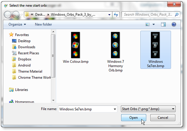 640x449 Easily Change The Windows Start Button With Windows Start Orb