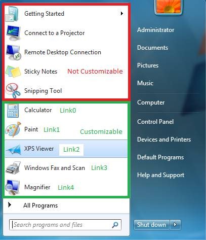 407x473 How To Customize The Windows Start Menu And Taskbar Using