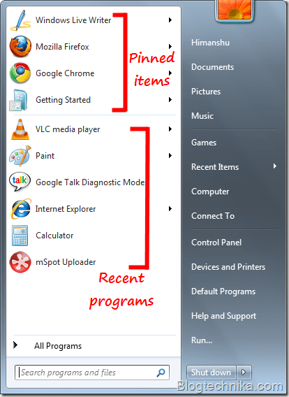 414x568 How To Pin And Folders To Start Menu In Windows