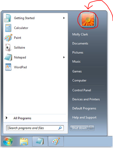 391x516 How Can I Completely Remove The Windows Start Menu User Picture