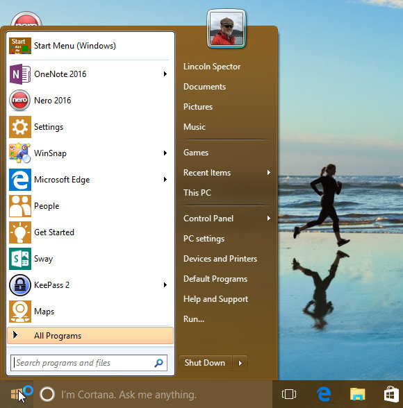 580x588 How To Get Windows Start Menu In Windows Pcworld