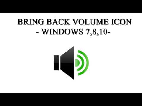 480x360 How To Fix Volume Icon Disappeared ! Tutorial For Windows