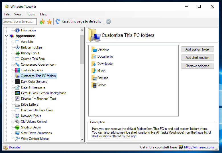 779x536 Customize This Pc Folders With Winaero Tweaker In Windows