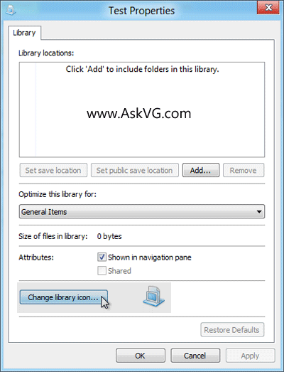 400x523 Windows Allows You To Change Custom Library Icon