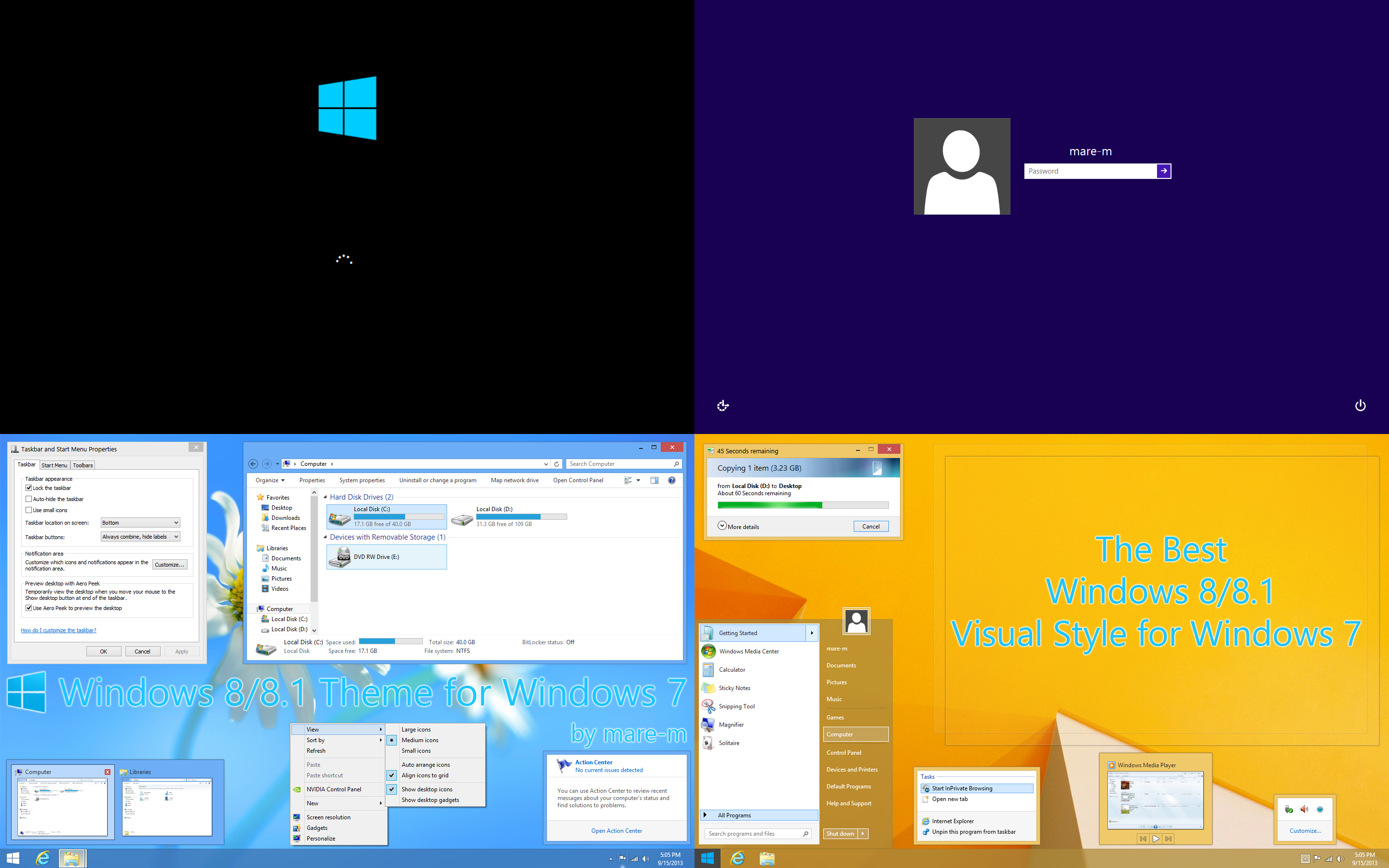windows 10 themes with desktop icons