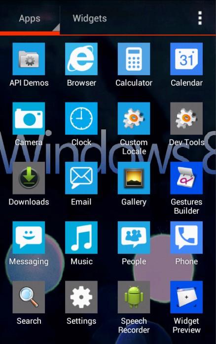438x695 Windows Icon Pack Theme For Android