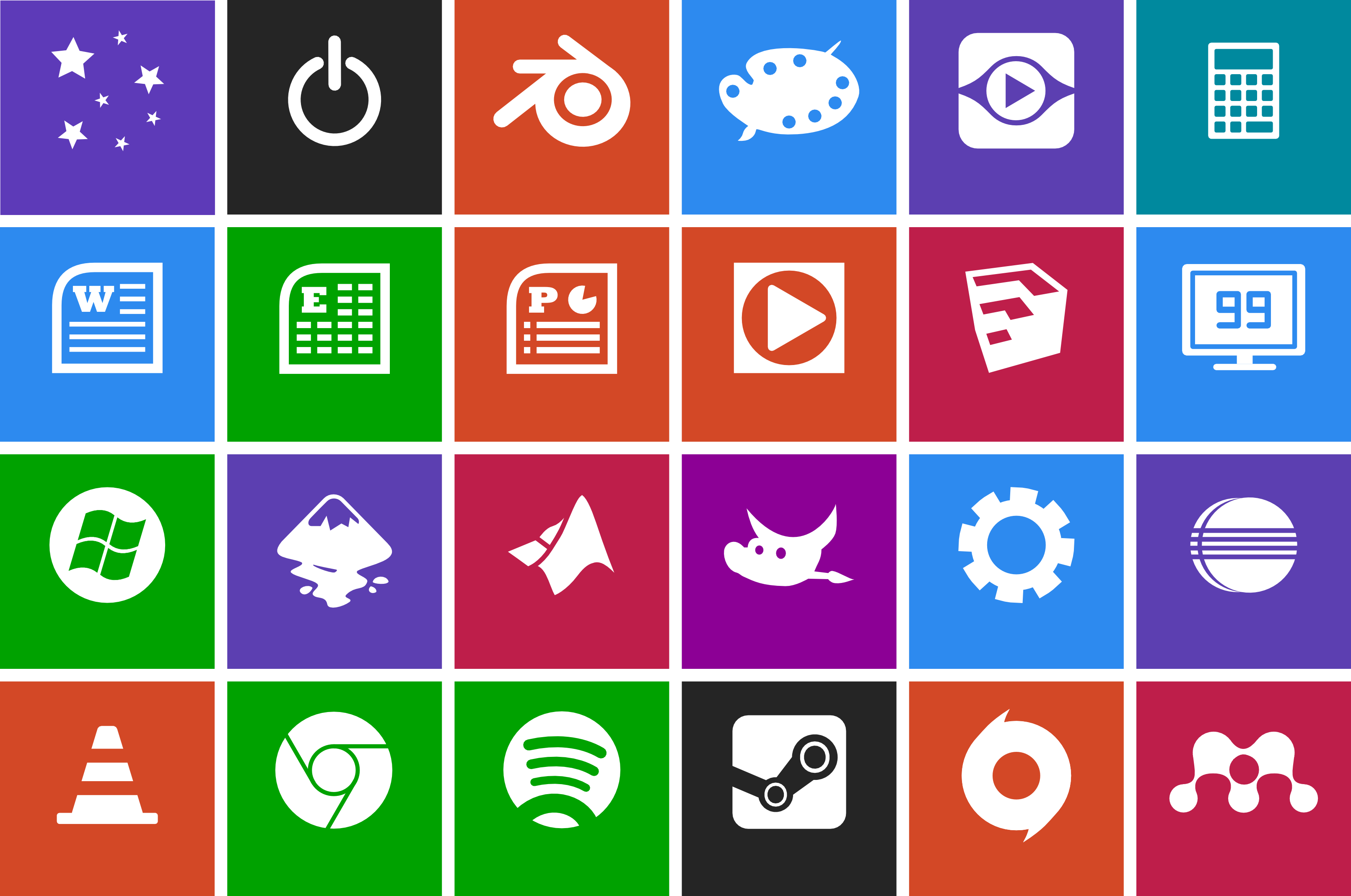 3223x2138 Microsoft Metro Icon Pack Images