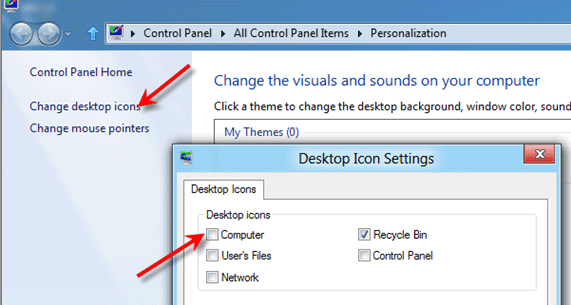 571x305 How To Show My Computer Icon On Windows Desktop Password Recovery