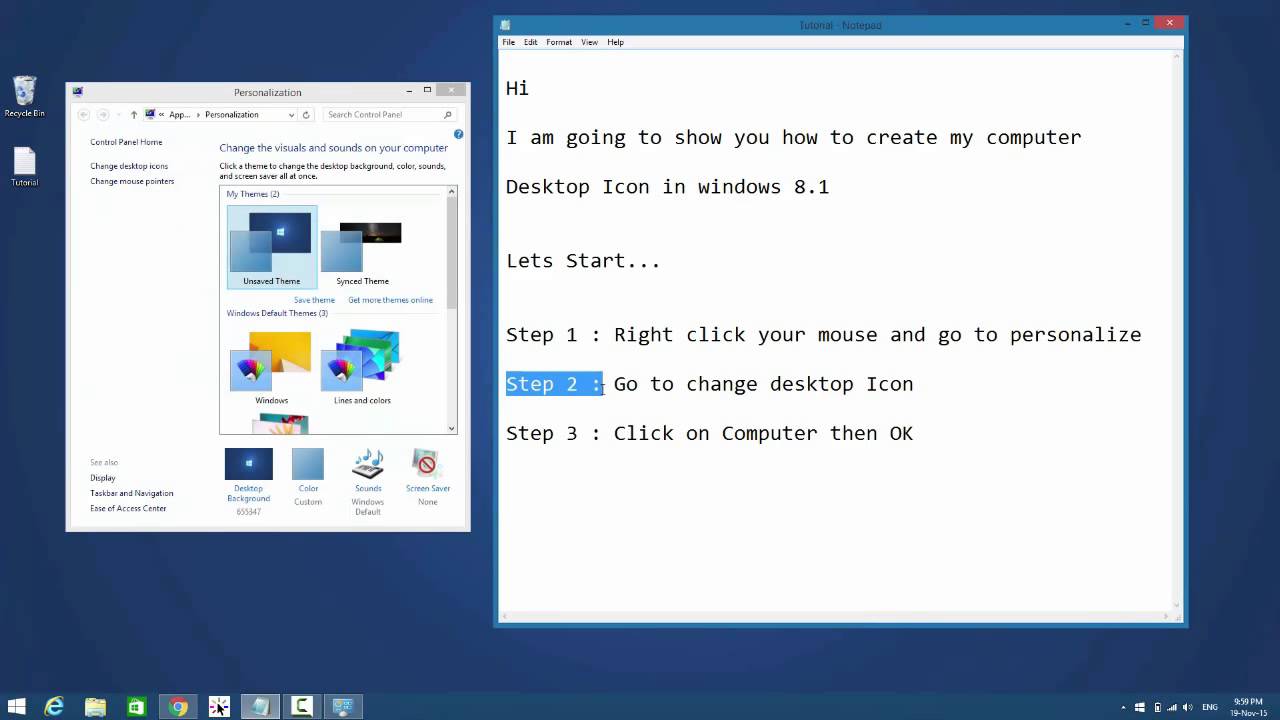 1280x720 How To Create My Computer Icon On Desktop In Windows