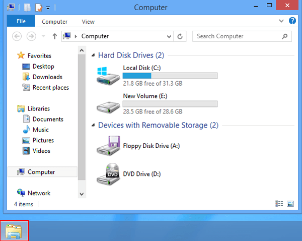 600x478 Add My Computer To Desktop Taskbar On Windows